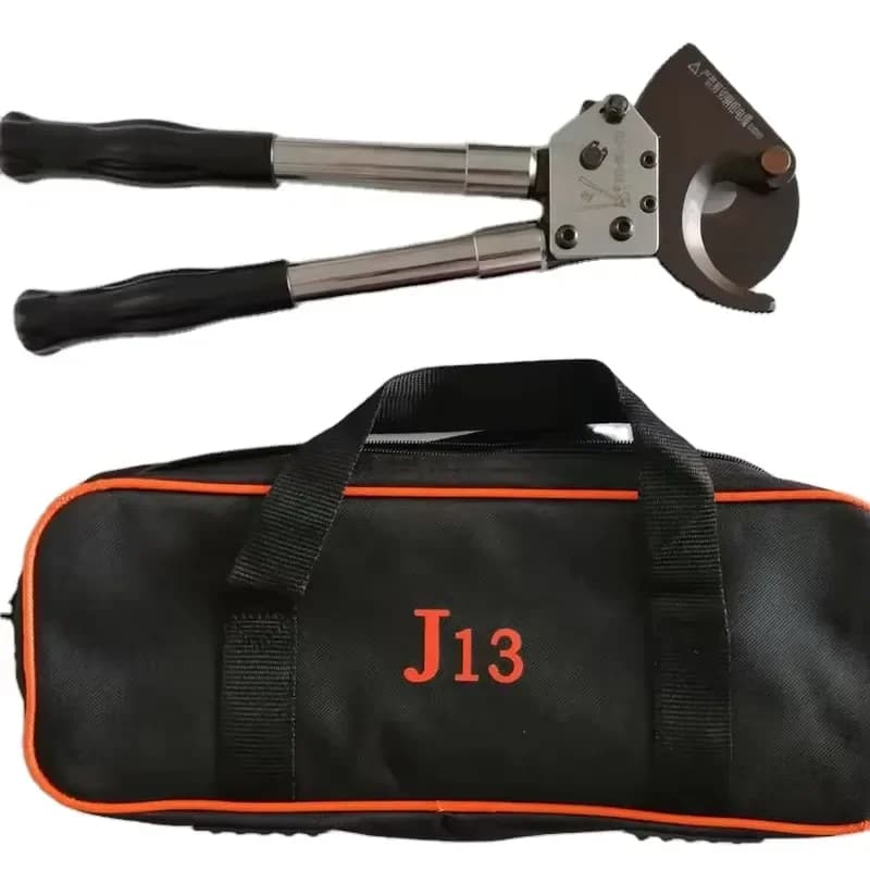 Resistant Cable Cutter Easy Operation Steel Manual Ratchet Cable Cutter Wire in Decoration Construction