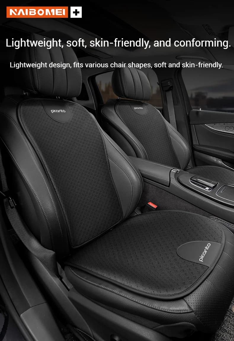 Car Seat Cushion Ice Silk Breathable Car Front Rear Seat Protection Pad Seat Cover Four Seasons Universal For KIA Picanto