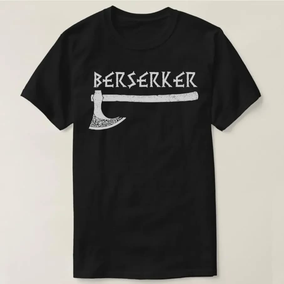 Berserker Ax  Warrior Men T-Shirt Short Sleeve Casual 100% Cotton O-Neck Summer T Shirt Size S-3XL
