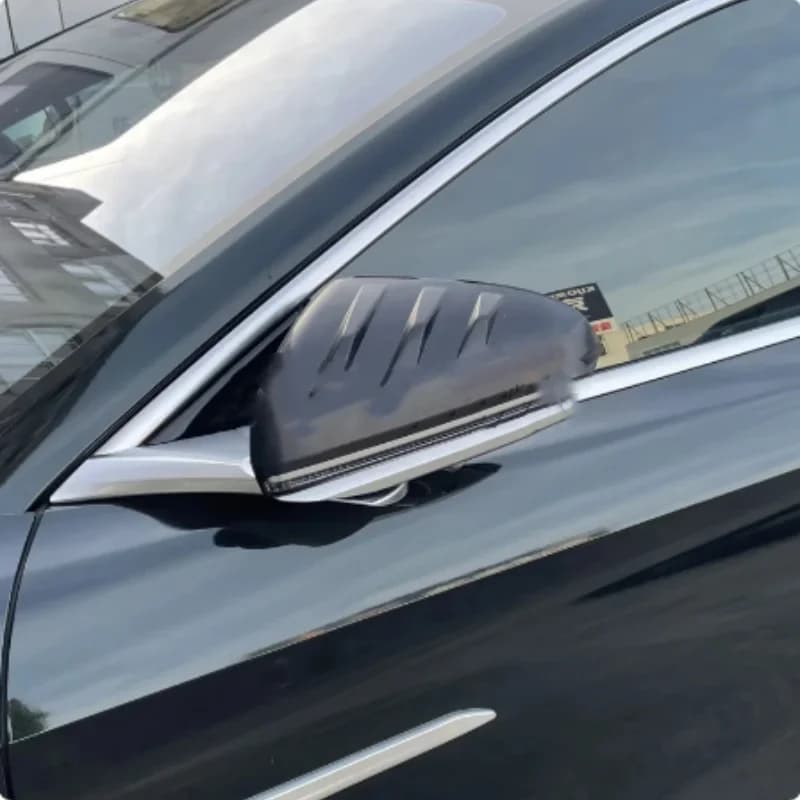 For BYD HAN EV Accessory 2022 2023 2024 Car Side Door Rearview Mirror Rain Eyebrow Rainproof Eye Cover Protector Trim Styling