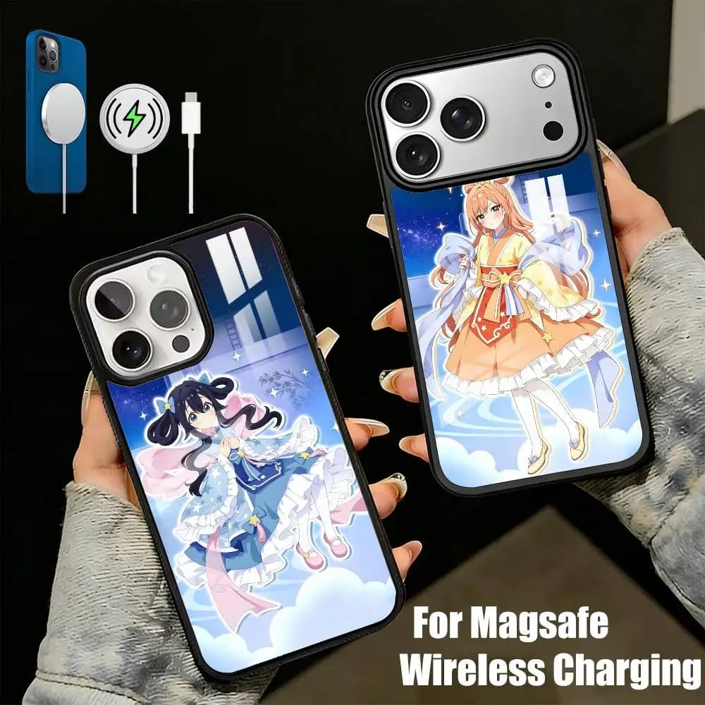 H-Hakari 100-GF Anime The100 Girlfriends Phone Case For iPhone17,16,15,14,13 Plus,Pro Max Magnetic For Magsafe Wireless Charging