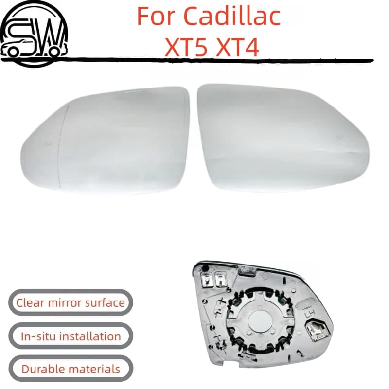 For Cadillac XT5 XT4 Rearview Mirror, Side Mirror, Anti-Reflective Glass Heating Strip, Blind Spot Detection.