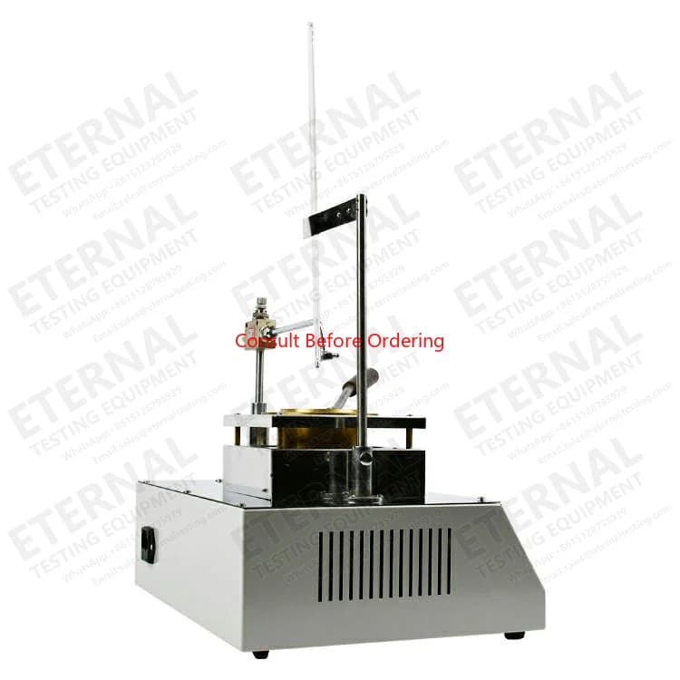 Laboratory Asphalt Oil Open Cup Cleveland Flash Point Tester For Sale