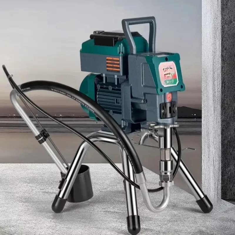 New Fully Automatic Electric High-Pressure Airless Spraying Machine: Multi-Functional Paint Sprayer Gun for Latex Painting