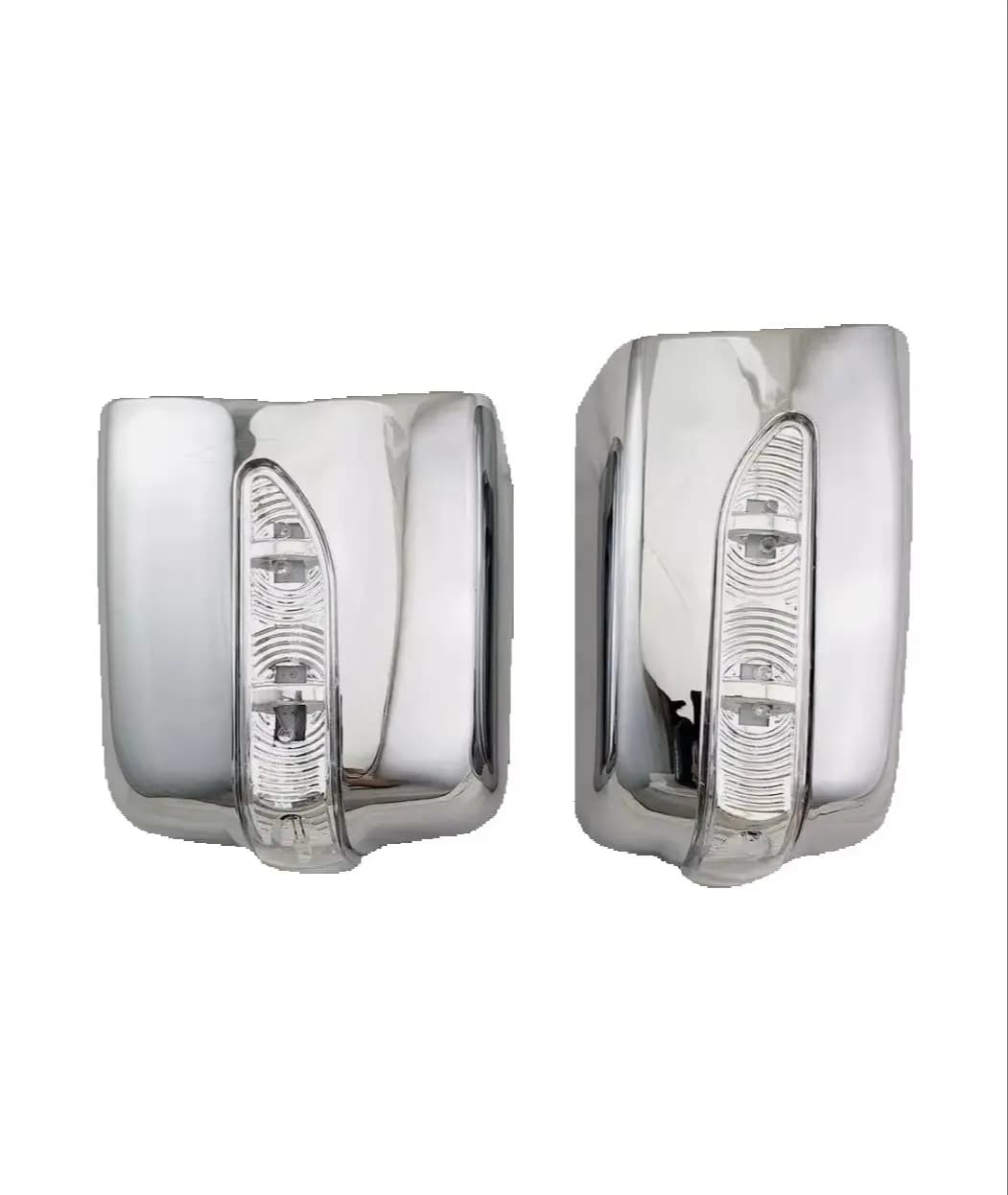 Chrome Plated Side Mirror Cover With LED Side Blinker for Mercedes-Benz W124 260E 300E W/Turn Signal Models Mirror Durable