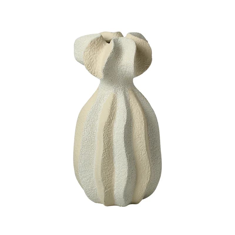 Modern minimalist abstract bead texture ceramic vase home living room dining table flower arrangement