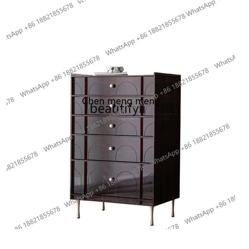 New Arrivals Light Luxury Chest of Drawer Locker Nordic Style Living Room Simple Modern Storage Cabinet Creative Design Chest of
