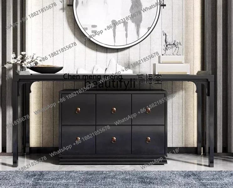 ss 8617 New Chinese style solid wood locker ash wood storage cabinet Xuanguang cabinet