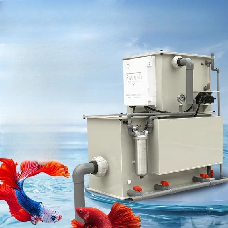 Automatic fish pond filtration system Equipment outside the room Fish pond filter Microfiltration machine Fish pond water