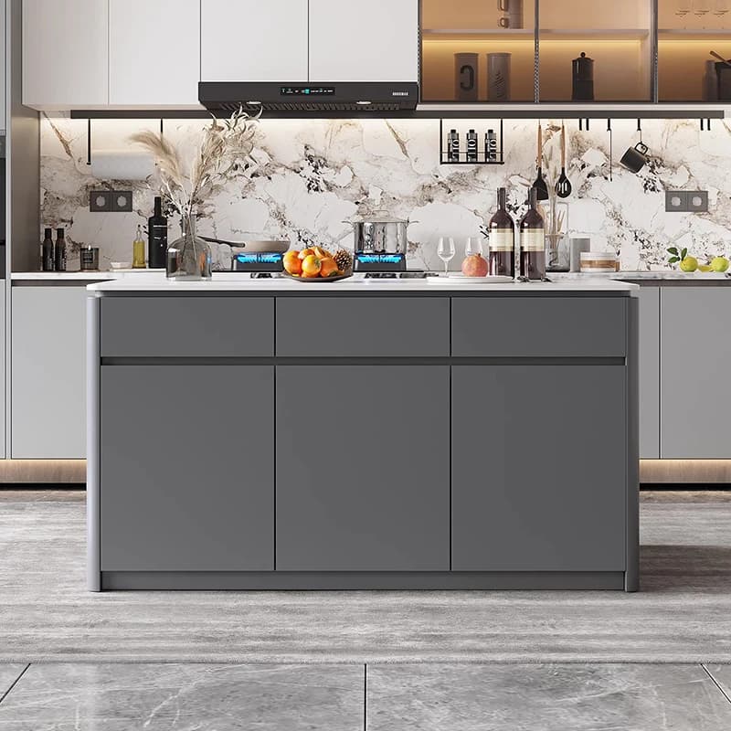 French Minimalist Kitchen Islands Practical With Storage Premium Classic Kitchen Islands Durable Premium Meubles Furniture