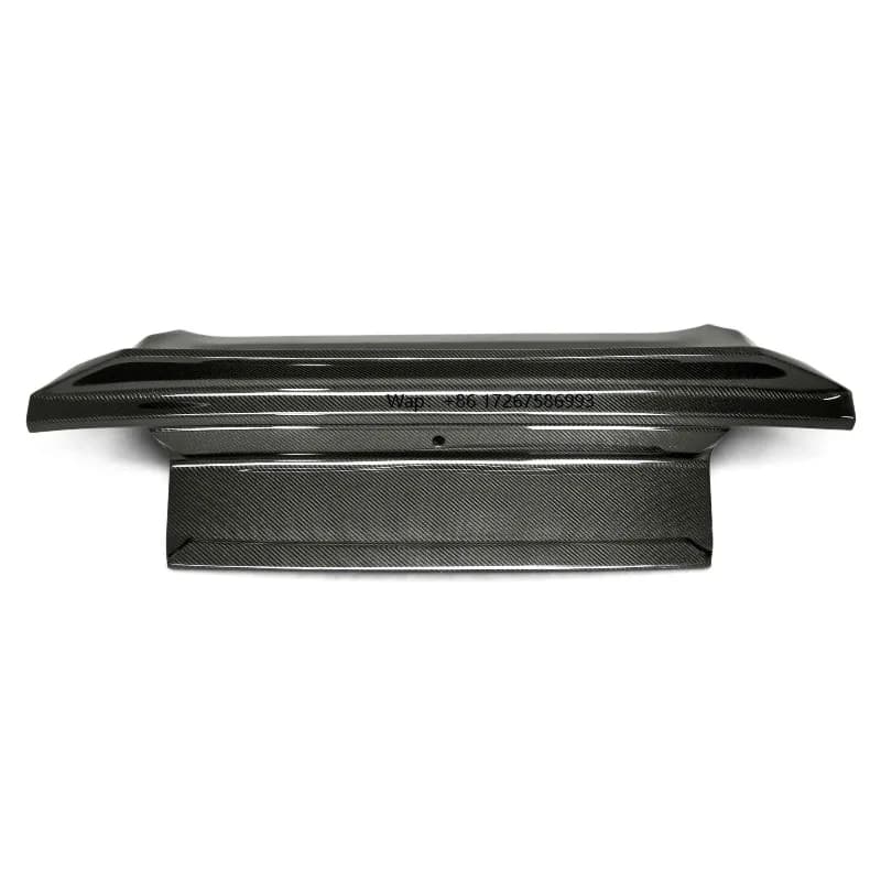 Carbon Fiber Rear Trunk Lid Boot Deckid with Performance Pack Wing for Mustang 2015-2023 S550 Stylish Auto Body System