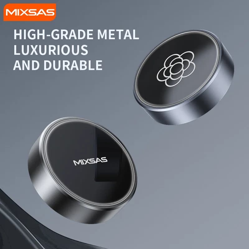 MIXSAS Magnetic Car Seatbelt Holder Fixing Clip Alloy Seat Belt Stopper Non-slip Spacing Limiter Fixed Buckle for Truck Sedan