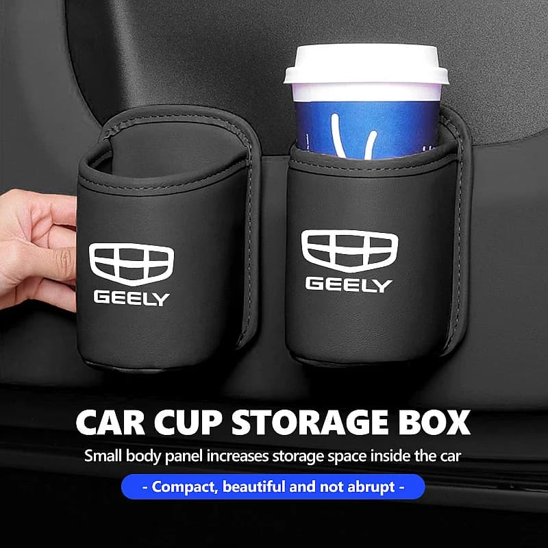 For Geely Monjaro Starray Galaxy EX5 Car Door Hanging Cup Holder Beverage Bottle Storage Box Practical Auto Interior Decor Parts