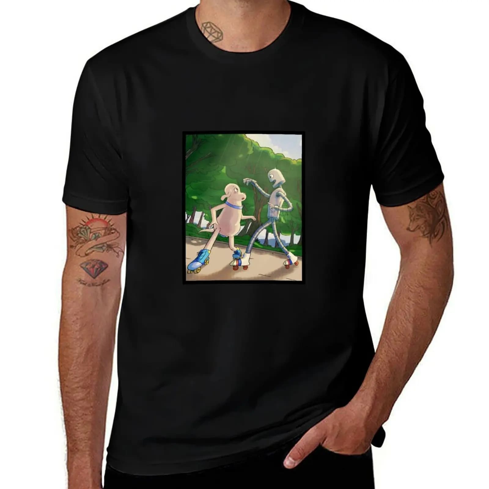 Robot Dreams: Dancing in September T-Shirt UV Protection Outdoor Tee Shirt T-Shirt