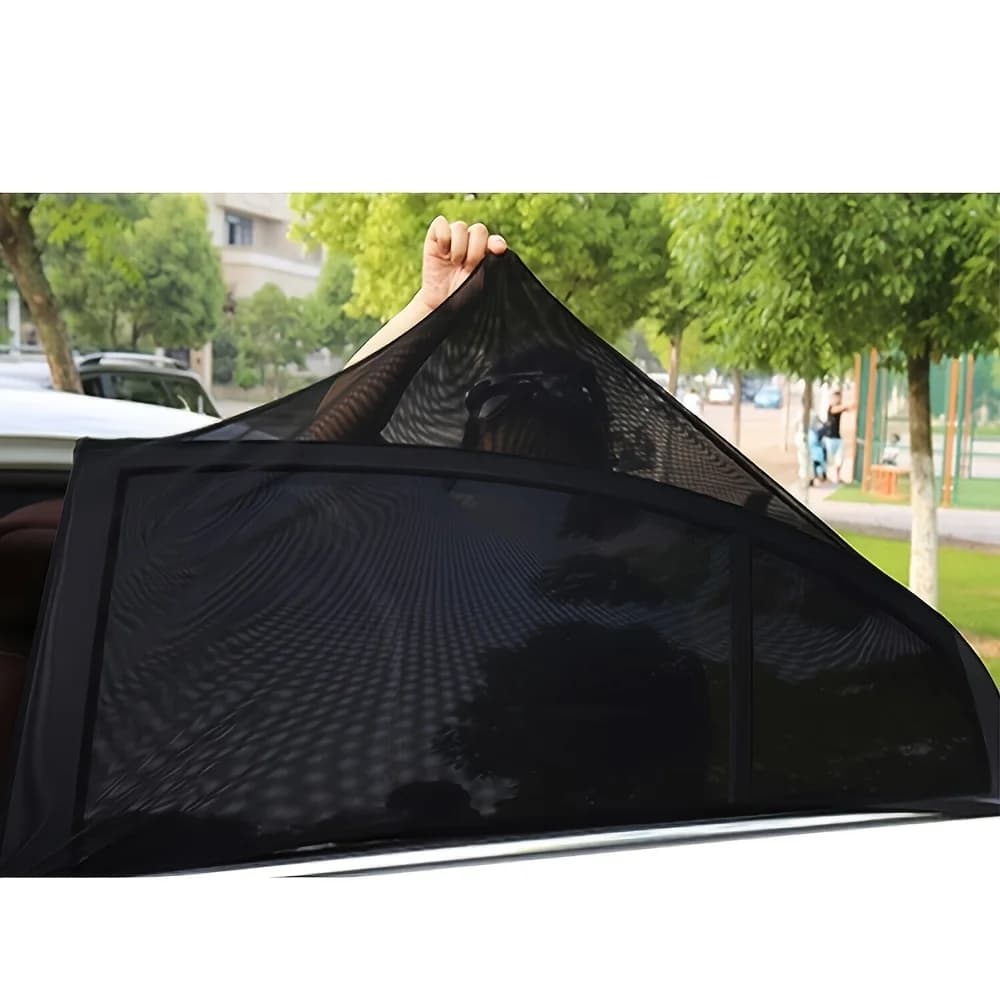 2PCS Protection Window Films Car Sun Shade Styling Accessories Auto UV Protect Curtain Side Window Sunshade NEW Mesh Sun Visor