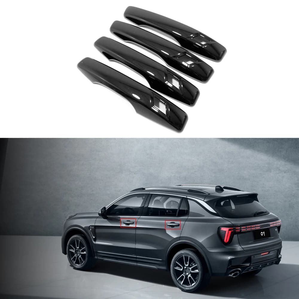 Car Door Handle Cover Protection For Lynk & Co 01 Accessories Exterior Molding Overlay Stickers Decoration 2021 2022 2023