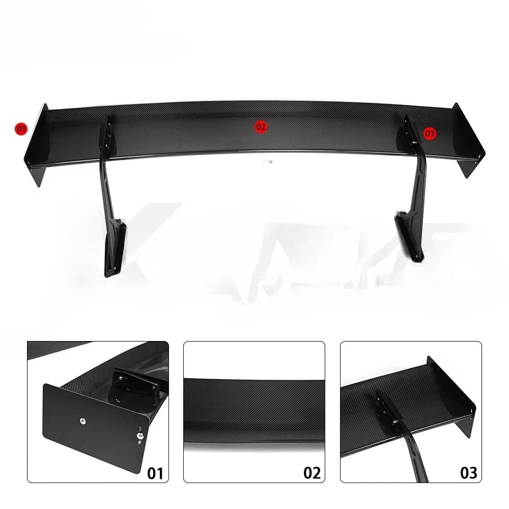 Dry Carbon Fiber UCW Style Rear Spoiler for BMW G80 M3 G82 G83 M4 G87 M2 Rear Swan Neck Wing Splitter Lip Trunks Aerodynamic