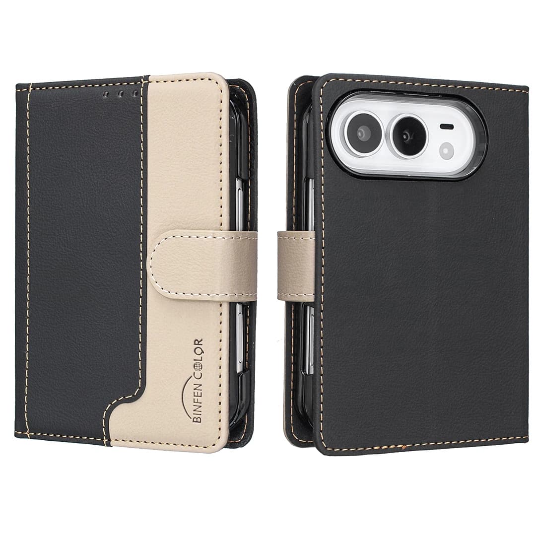 For iPhone Duo Case Skin-Friendly Luxury Matte Leather Flip Wallet Card Slot Shockproof Back Cover Accessories For iPhone Ultra