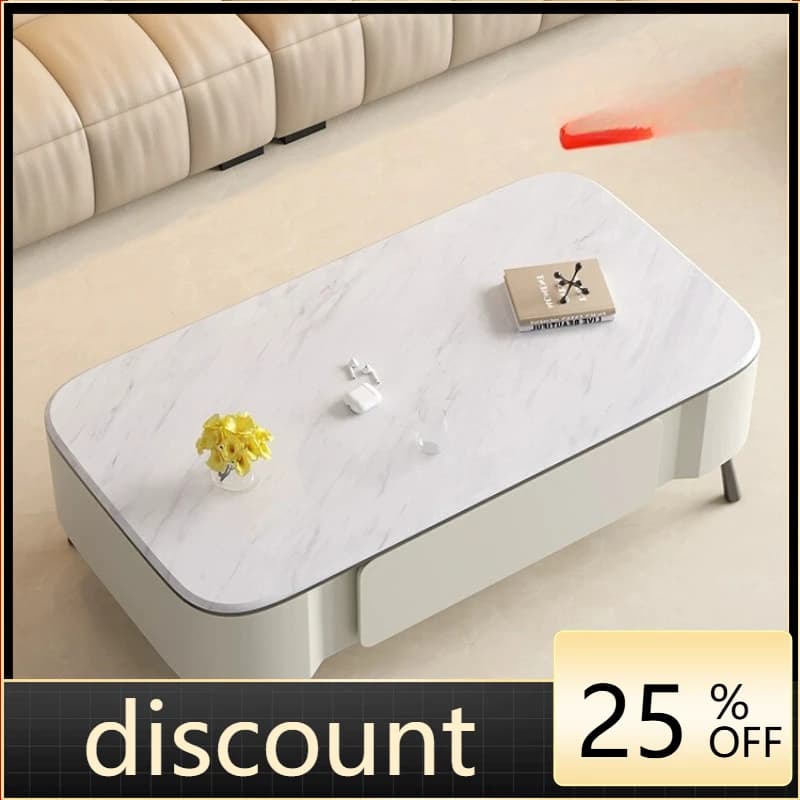 LH rock slab surface cream wind coffee table TV cabinet living room household combination simple coffee table