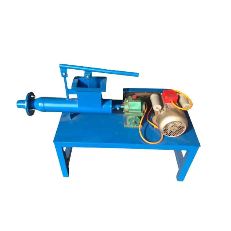 Household blue electric pottery vacuum teaching factory mud training machine small