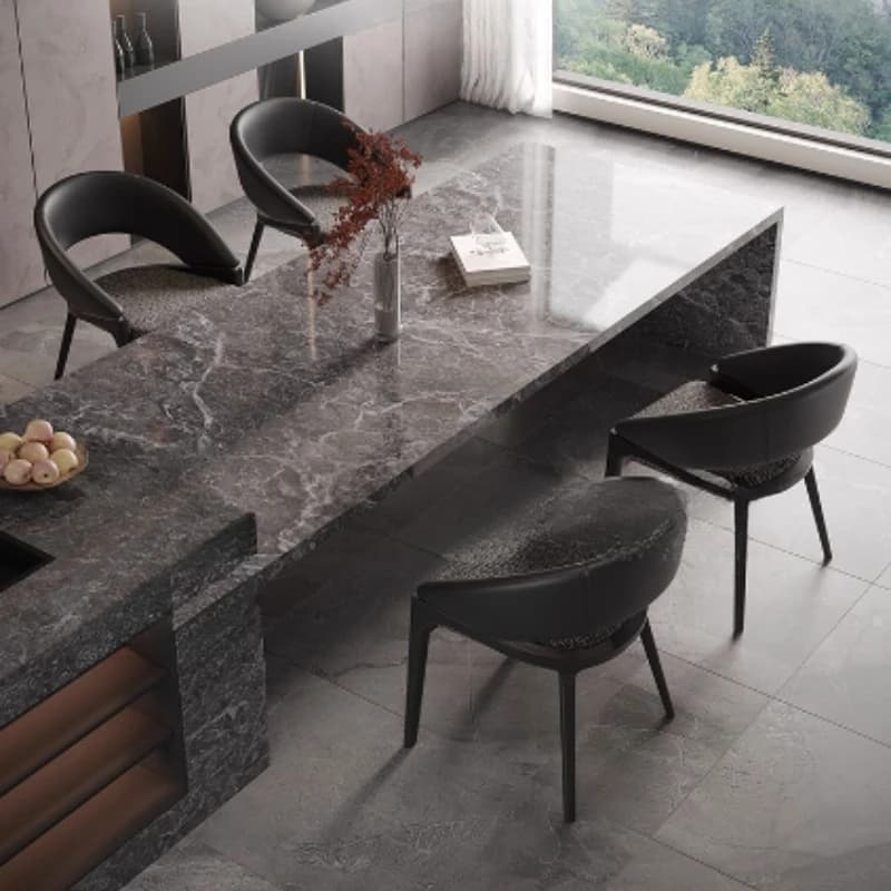 Unique Makeup Dining Chairs Comfortable Accent Bar Balcony Dining Chairs Modern Leather Sillas Para Comedor Postmodern Furniture