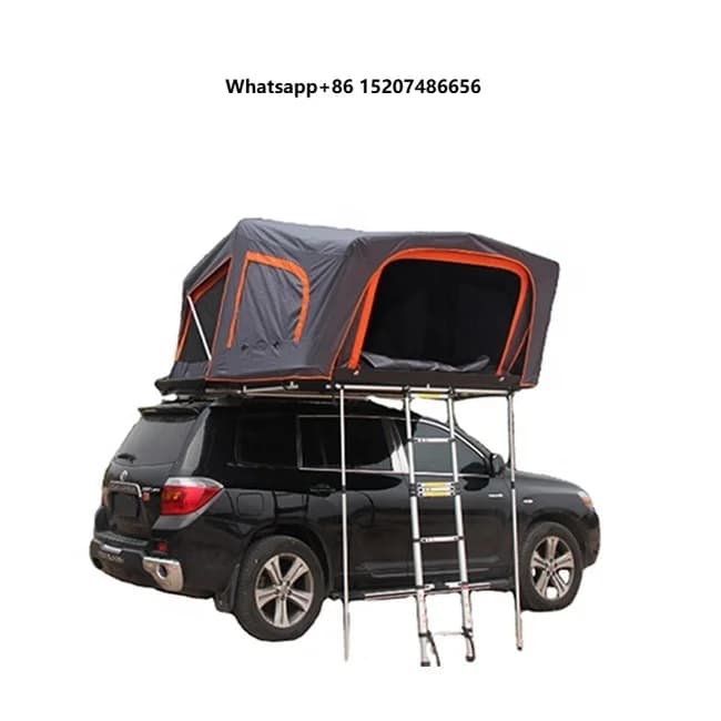 4 - 5 Person Large SUV Roof Top Tent Hard Shell High Quality Roof Tent 4x4 Car Rooftop Tent With Roof Rack
