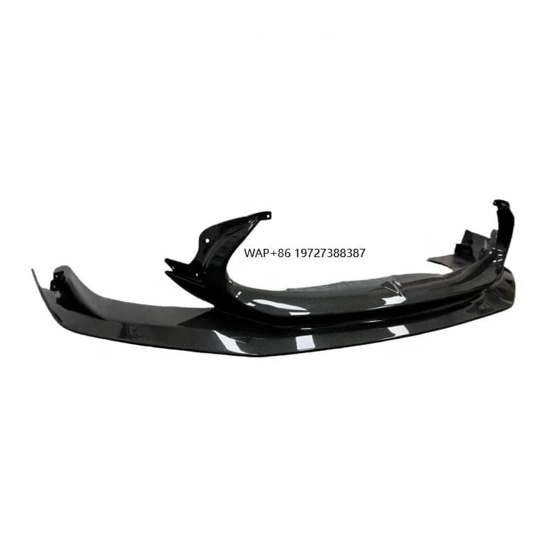 For MC20 Upgrade 7D Style Carbon Fiber Front Lip Front Bumper Lip Body Kit
