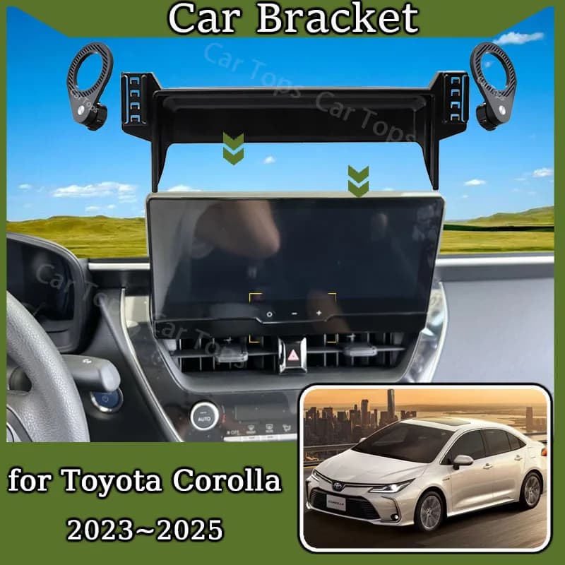 Car Mobile Phone Holder for Toyota Corolla 2023 2024 China Version Magnetic MagSafe Bracket Navigation Stand Auto Accessories
