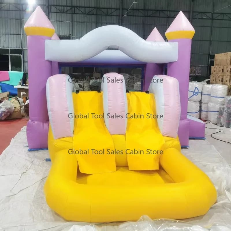 Manufacturer Supply Children's Outdoor Bouncy House Combo Inflatable Castle Bounce House with Slide