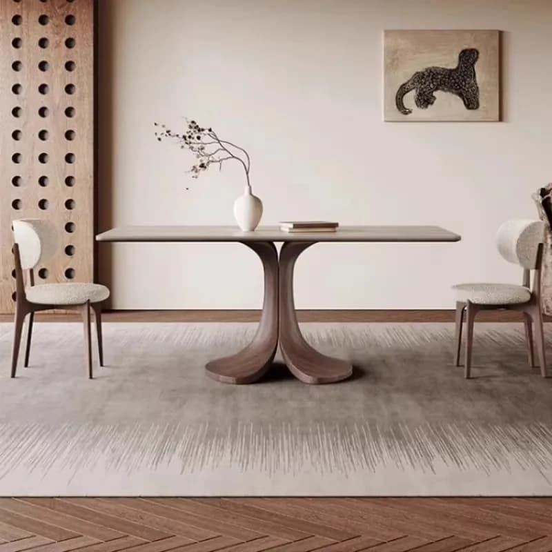 Wood Luxury Dining Tables Modern Square Luxury Modern Dining Tables Space Saving Wooden Tavolo Da Pranzo Furniture Apartments