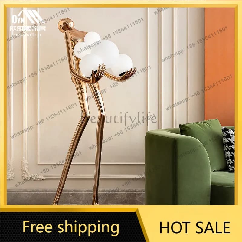 Sculpture Living Room Lobby Exhibition Hall Creative Large Body Ornament