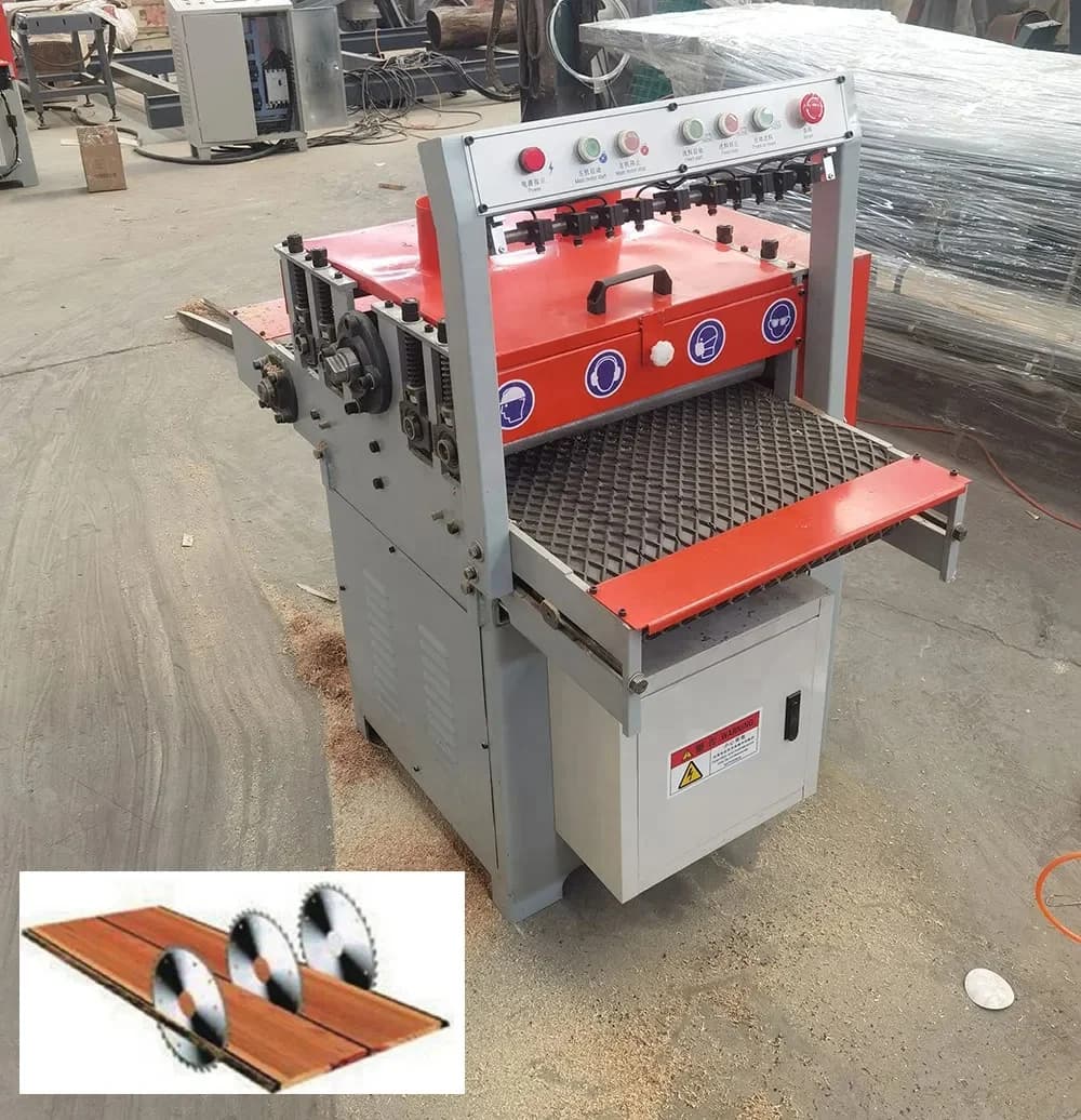 Single Spindle Multiple Circular Sawmill Multi Rip Saw Machine for Woodworking
