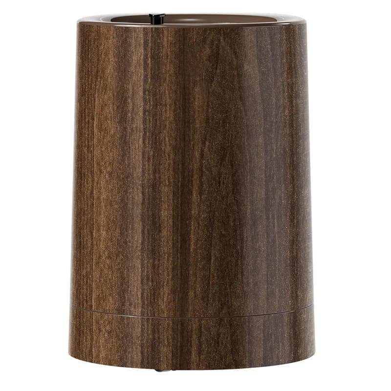 New Chinese double can trash can open top plastic wood grain design home living room bathroom bedroom