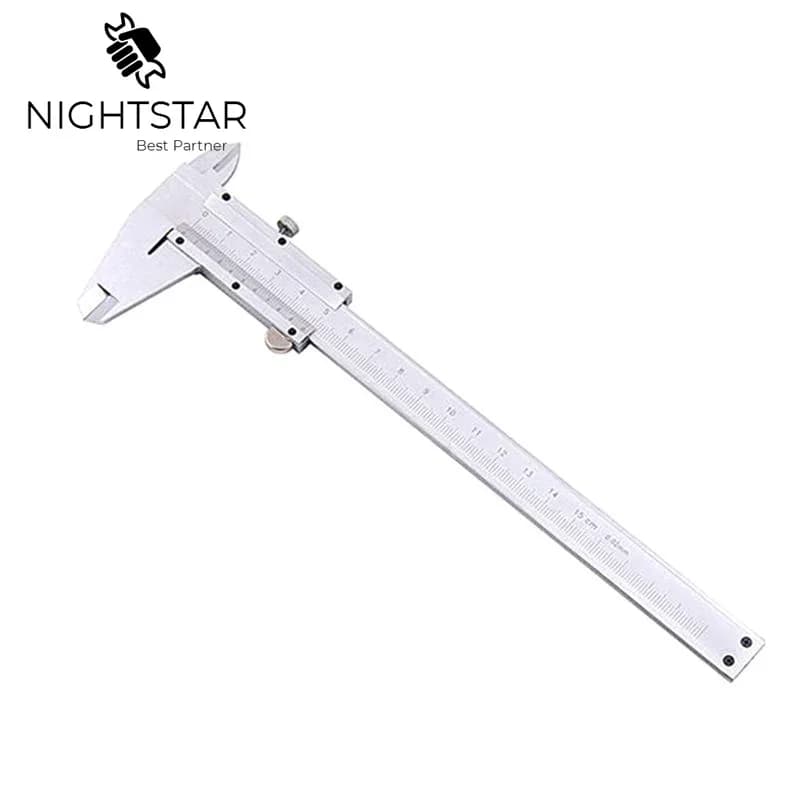 6Inch 150mm Stainless Steel Caliper Metal Vernier Caliper Micrometer Gauge Measurement Range 0-149mm