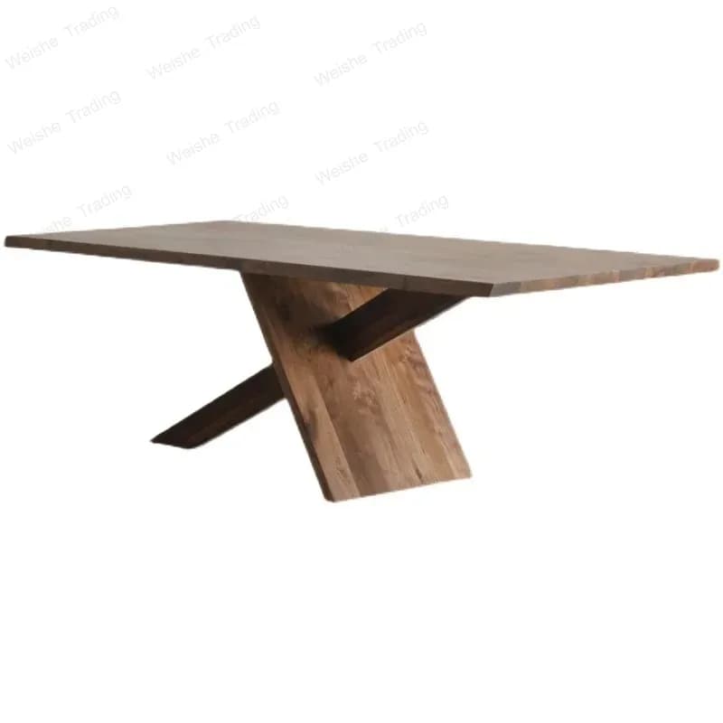 Nordic Floor Dining Table Kitchen Party Style Living Room Dining Table Coffee Rectangular Big Tavoli Da Pranzo Home Furniture