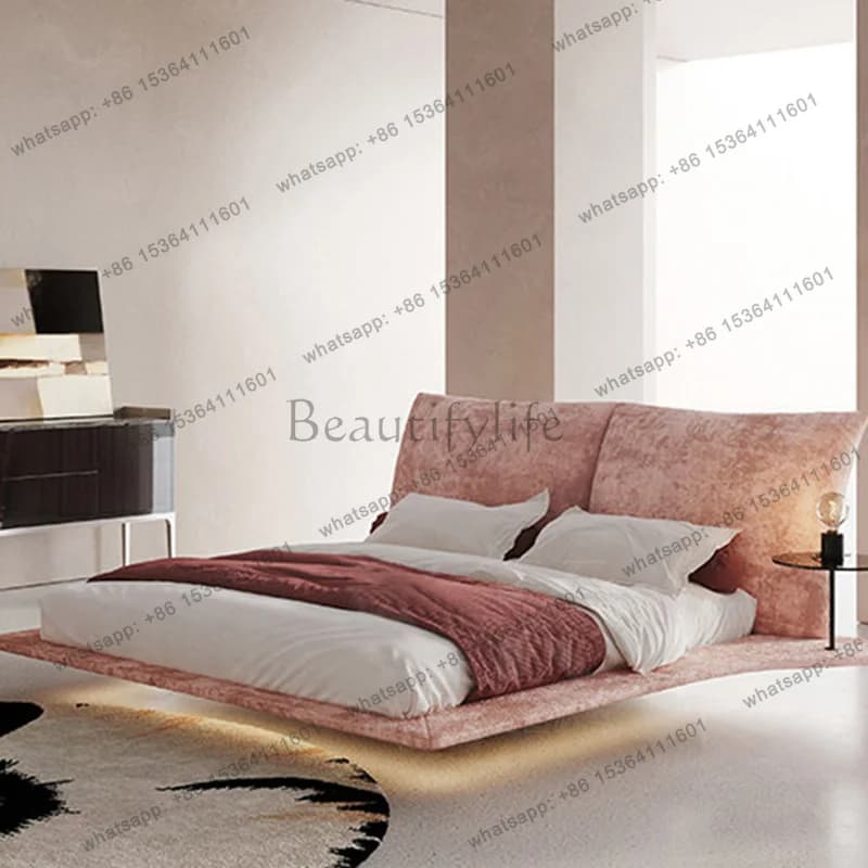 LJY Mid Century Bed Designer Space Saving Universal Individual Minimalist Bed Reception Unique Japanese Muebles Trendy Furniture