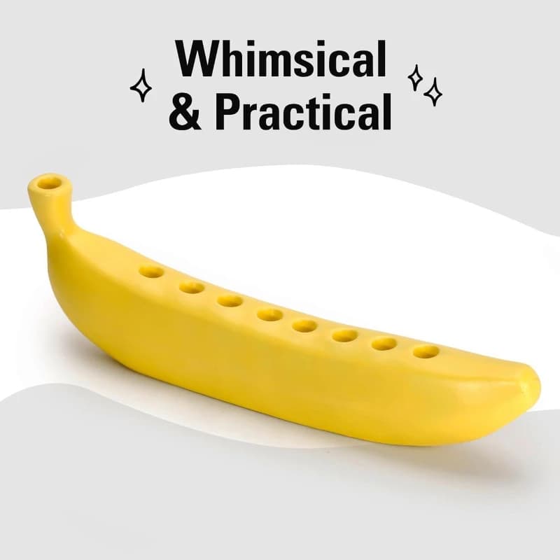 Creative Portable Banana Candle Holder – Fun Banana Themed Candle Stand for Home Decor Display