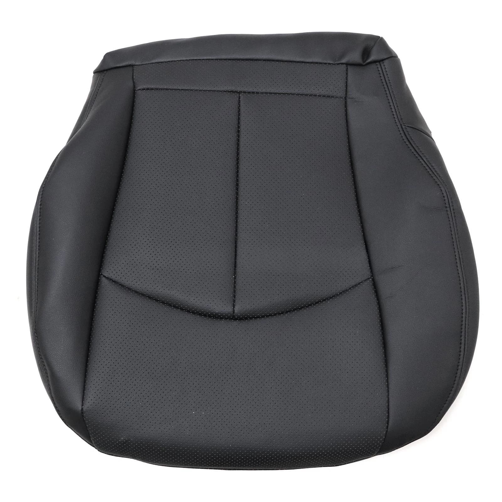 For 2003 2004 2005 2006 2007 2008 2009 Mercedes Benz E320 E350 Driver Bottom Perforated Seat Cover Black Beige