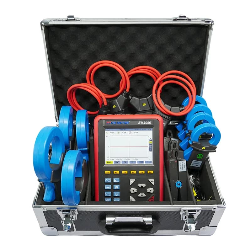 EM5000 4V 4C Power Quality Analyzer with Harmonic Analysis for Three-Phase System Power Quality Analyzer
