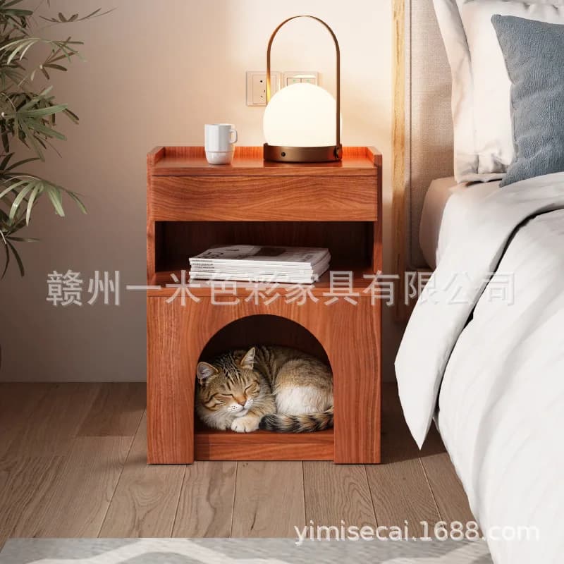 DSA cat nest bedside table simple modern storage cabinet cat house small bedside table