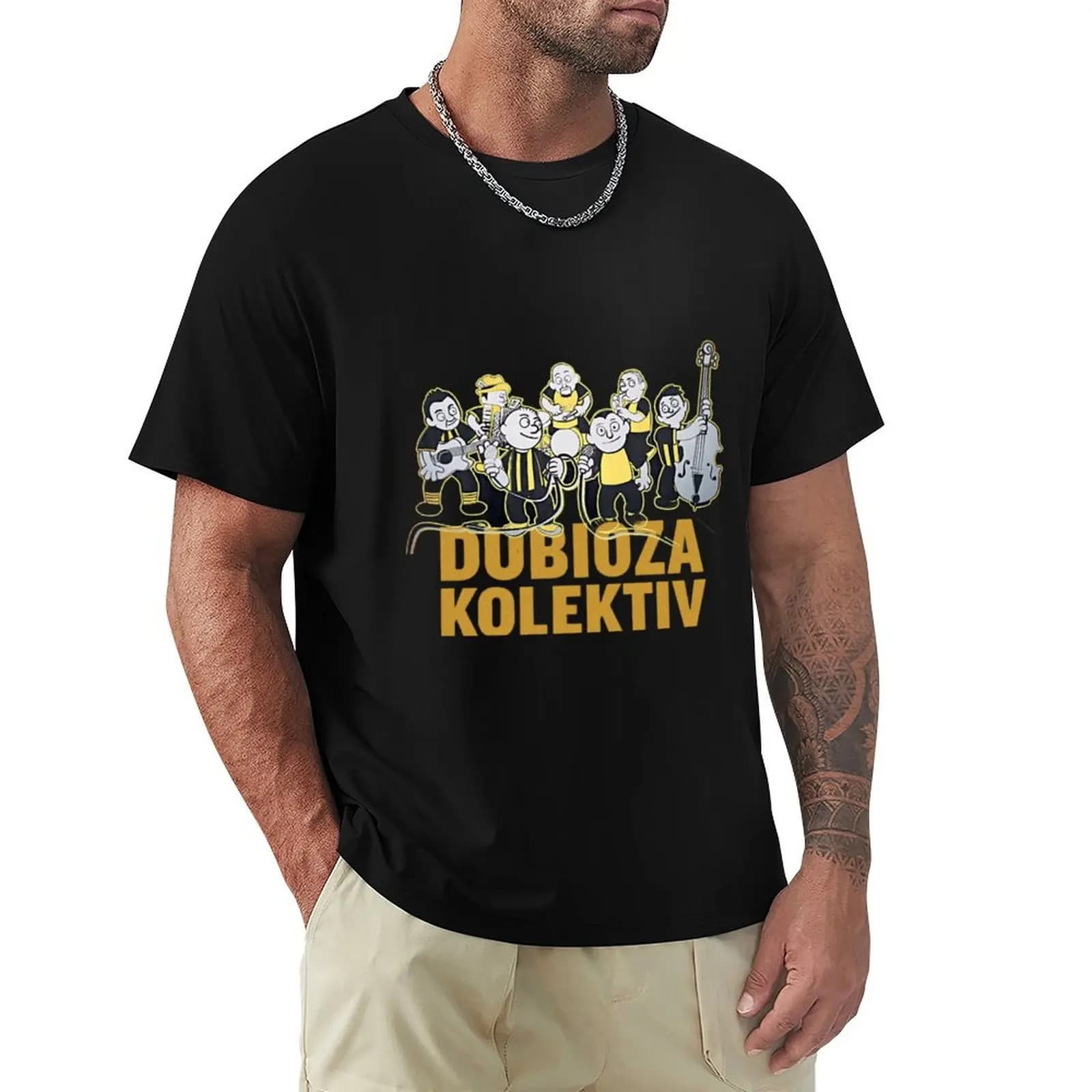 Dubioza kolektiv T-Shirt custom t-shirts anime clothes plain white t shirts men
