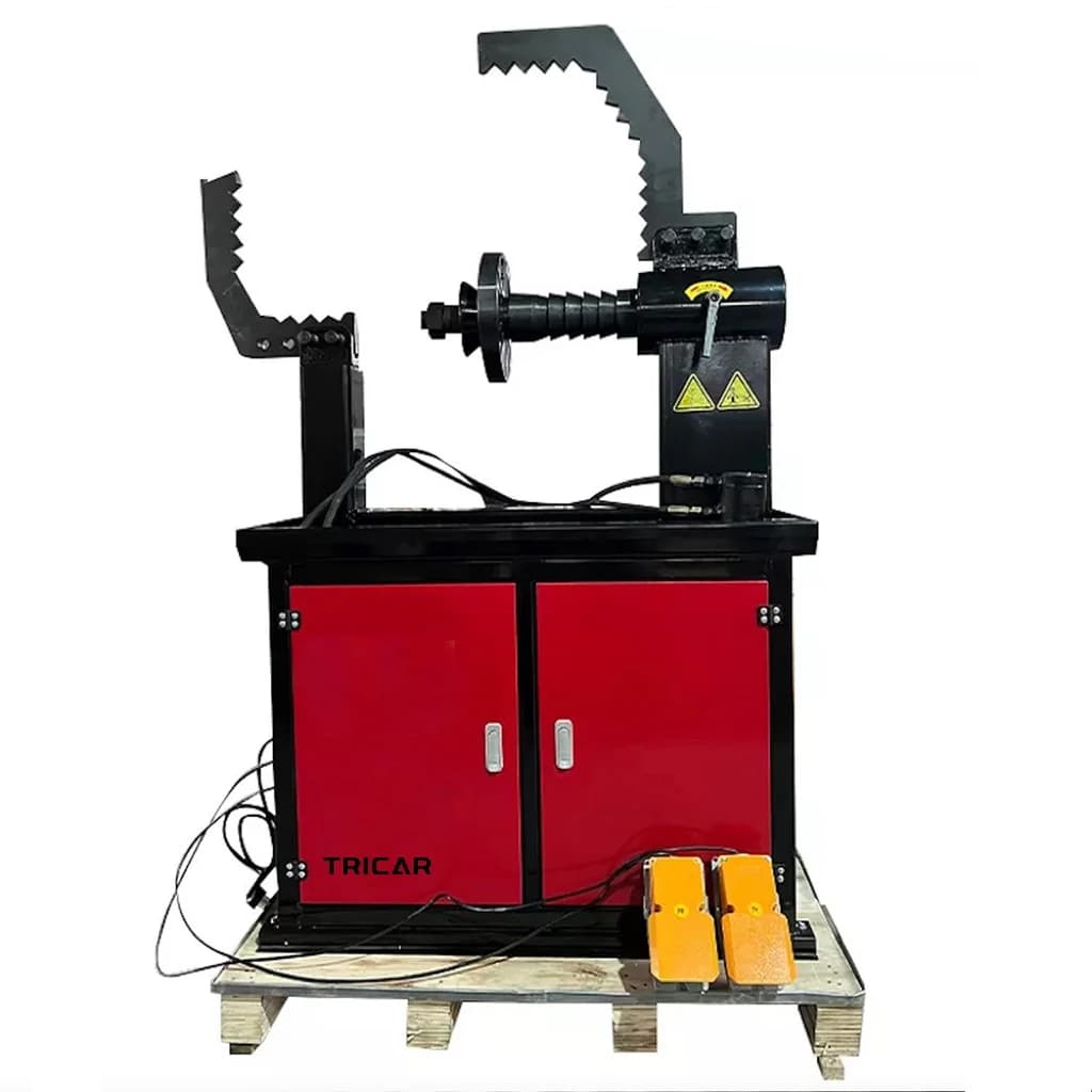 FACTORY TC-695 Body Repair Equipment Steel Wheel Shaping and Straightening Machine Hot Rim Repair Lathe