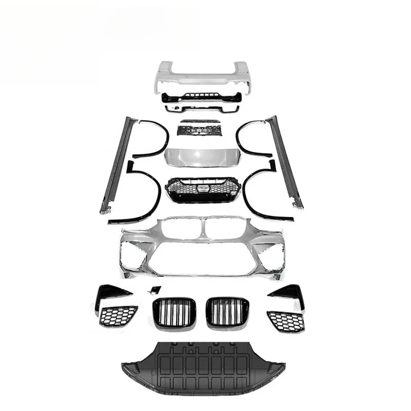 NEW X3 G01  Body Kit Fit  BM X3 G01 to Style Front Bumper Grille Rear Bumper Fende Roof Spoiler 2019 X