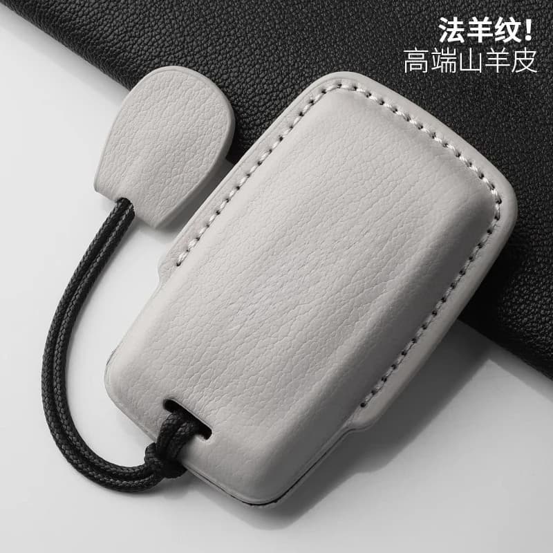 Premium Genuine Goat Leather Key Fob Cover for Jaguar XFL/XEL/FPace/XJL/F-Type 2025