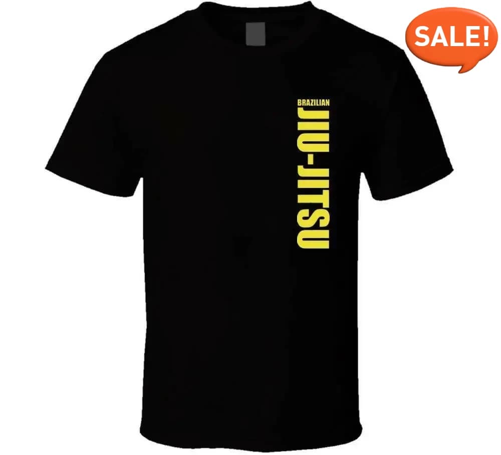 Brazilian Jiu-Jitsu (BJJ) Martial Art Simple Letter Printed T-Shirt 100% Cotton O-Neck Short Sleeve Summer Casual Mens T-shirt