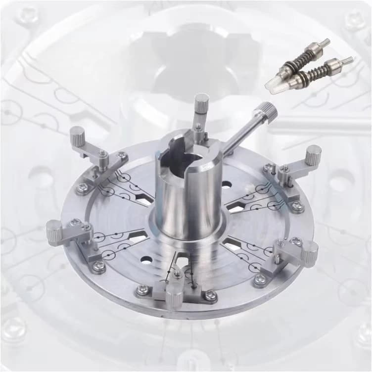 D1.25-24-DM 24 Positions Ferrule Holder For Domaille Machine 24 Port Polishing Jig Fiber Optic Polishing Fixture