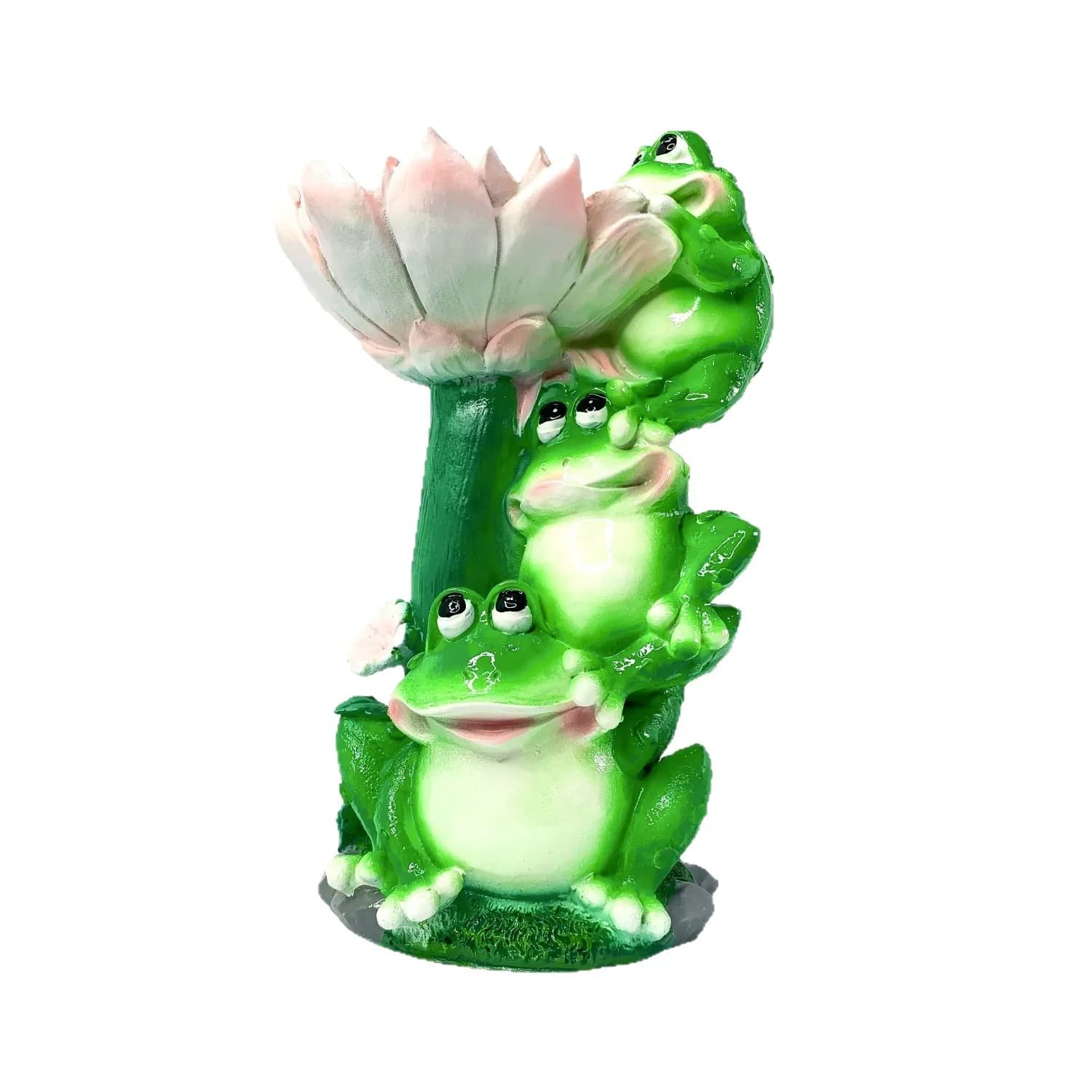 *qa Outdoor Simulation Frog Statue Creative Animal Ornament Balcony Courtyard Pool Garden Landscape Decor#