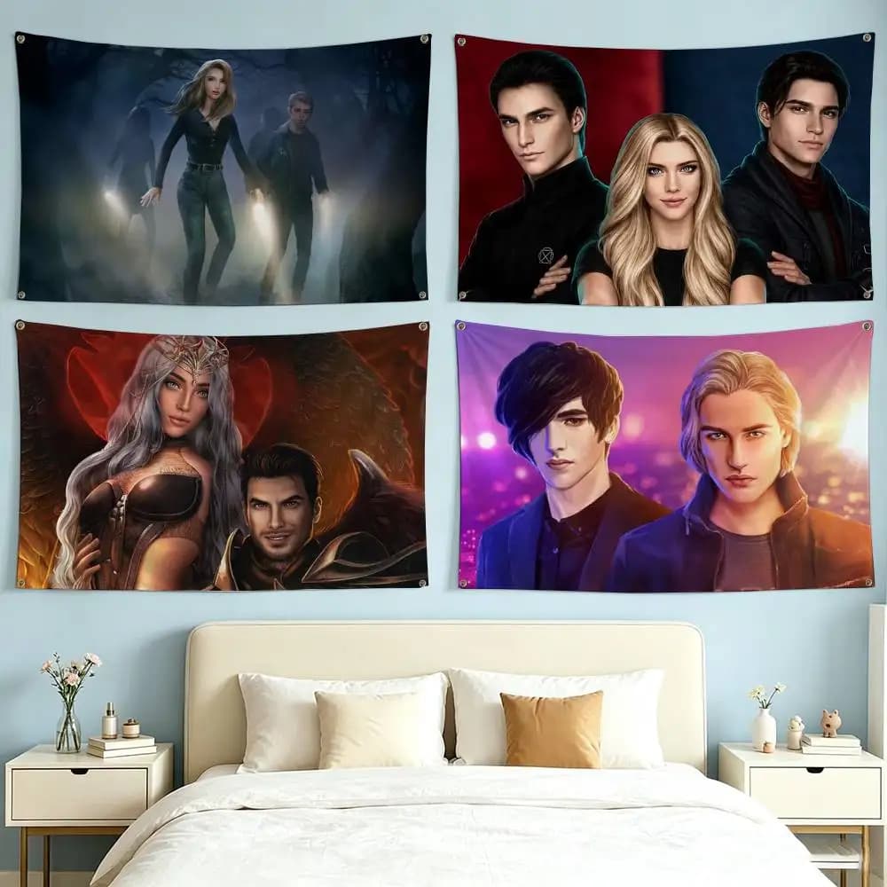 Game Romance Clubs Flags for Bedrooms Home Decor Items Outdoor Decors Garage Decoration Flaga