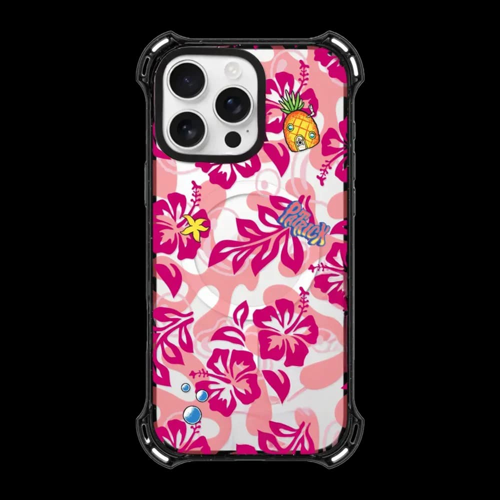 Marine Plants 4 Corner Magnetic Phone Case Cover for IPhone 16 ~ 13 Pro Max Case