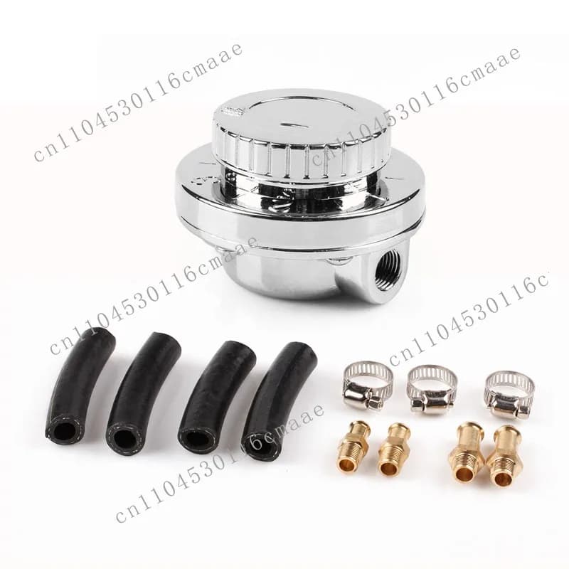 Cross-border Automobile Modification Pressure Regulator 1- 5psi Oil Pressure Regulator 8mm 10mm Carburetor Hose